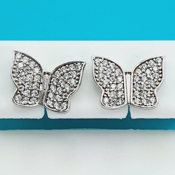 "925 Sterling Silver CZ Beautiful Earrings for Women, 1USPAR4239 - Picture 2 of 11